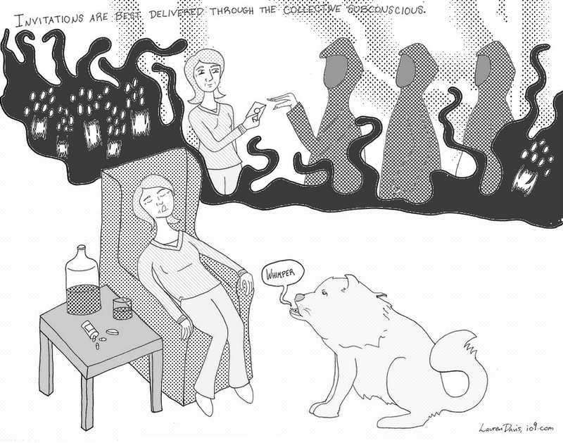 Illustration for article titled The Cartoon Martha Stewart Guide to a Merry Cthulhumas